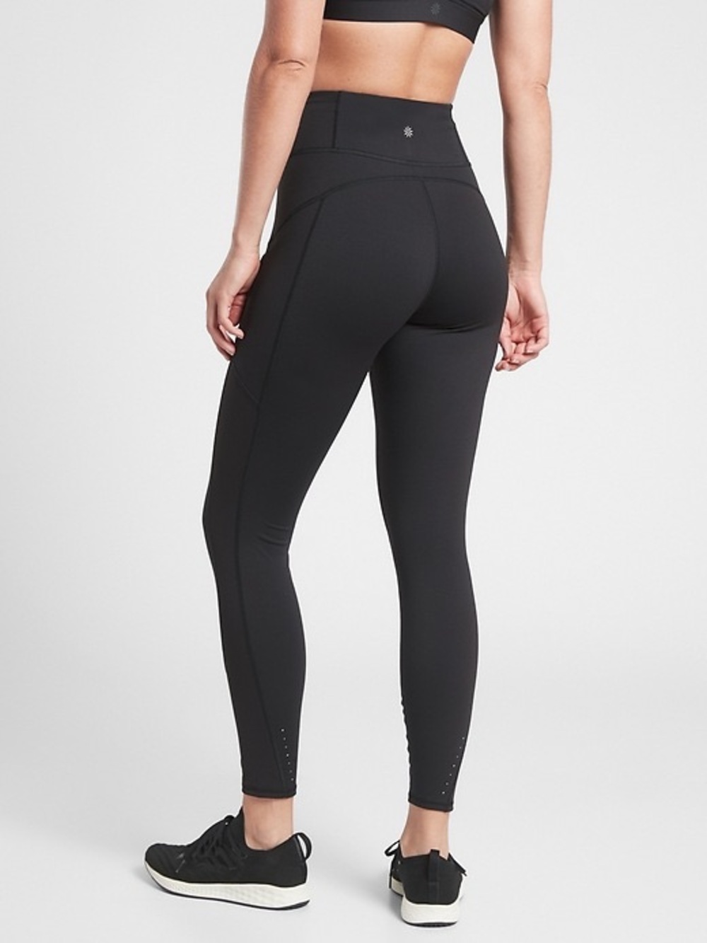 Athleta Women’s Rainier Mesh Tight, Black, XS - Picture 2 of 6